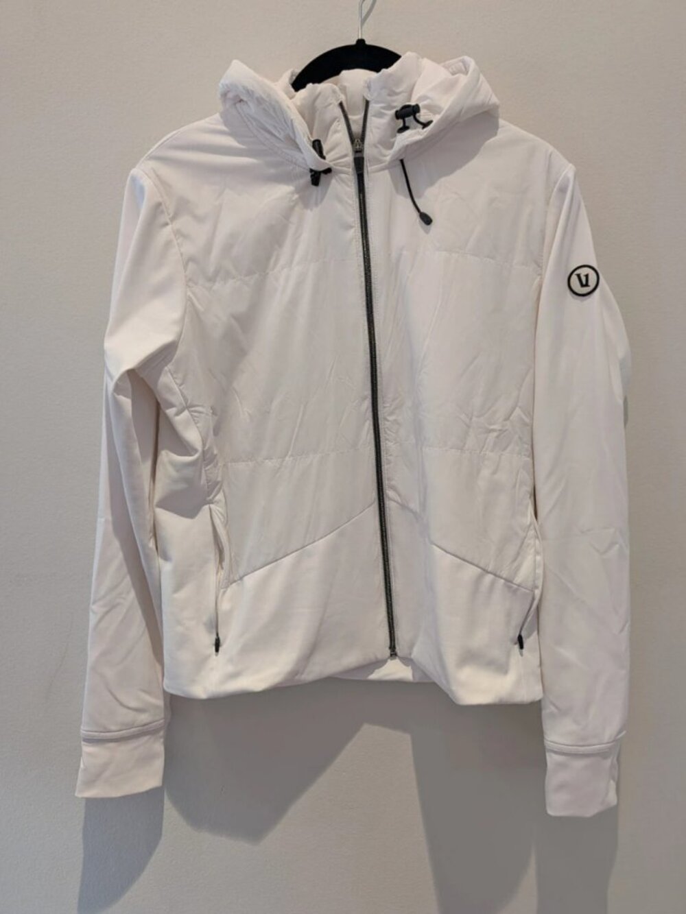 Vuori Chilled Out Full Zip Jacket White Women's Size M
